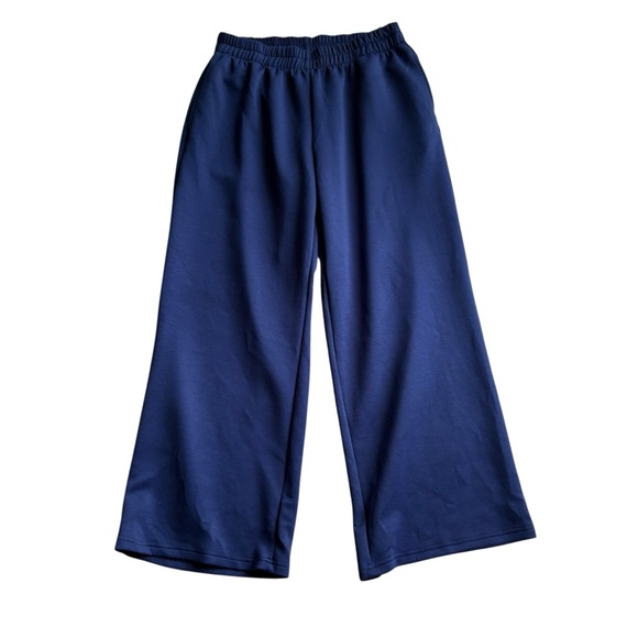 dear scarlett Pants - Dear Scarlett Blue Trousers for Effortless Elegance